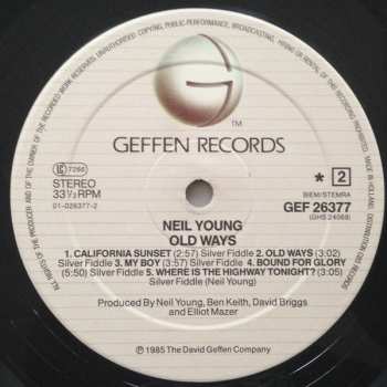 LP Neil Young: Old Ways
