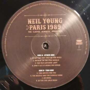 2LP Neil Young: Paris 1989 - The Classic Acoustic Broadcast