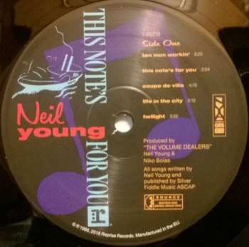 LP Neil Young: This Note's For You