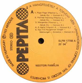 LP Neoton Família: Neoton Família