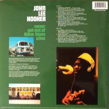 LP John Lee Hooker: Never Get Out Of These Blues Alive