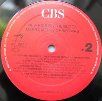 LP New Kids On The Block: Merry, Merry Christmas