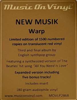 2LP New Musik: Warp LTD | NUM | CLR