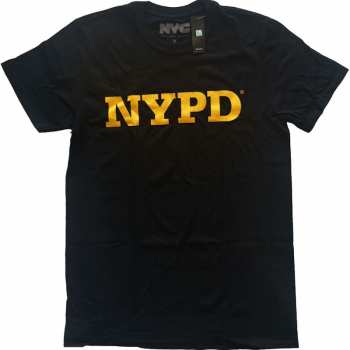 Merch New York City: Tričko Nypd Text Logo New York City 