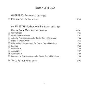 SACD Giovanni Pierluigi da Palestrina: Roma Æterna