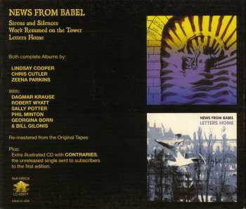 3CD News From Babel: Sirens And Silences / Work Resumed On The Tower / Letters Home