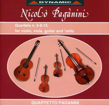 Quartets N. 2 - 8 - 15 For Violin, Viola, Guitar And Cello