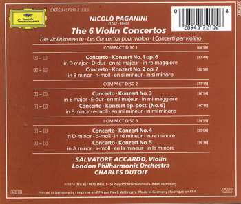 3CD Salvatore Accardo: The 6 Violin Concertos = -Die Violinkonzerte
