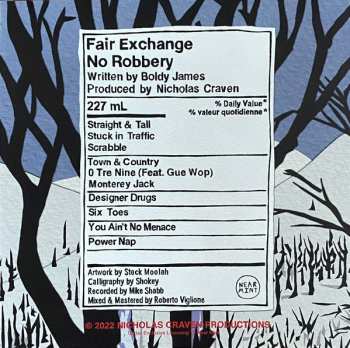 LP Nicholas Craven: Fair Exchange No Robbery