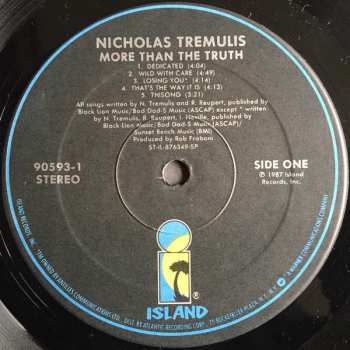 LP Nicholas Tremulis: More Than The Truth