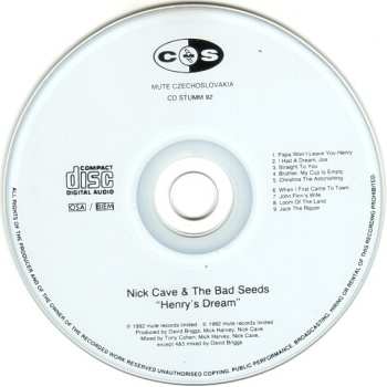 CD Nick Cave & The Bad Seeds: Henry's Dream