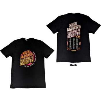 Merch Nick Mason's Saucerful Of Secrets: Nick Mason's Saucerful Of Secrets Unisex T-shirt: Echoes European Tour 2022 (back Print & Ex-tour) (small) S