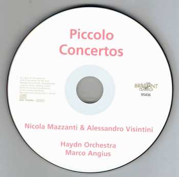 CD Orchestra Haydn Di Bolzano E Trento: Piccolo Concertos