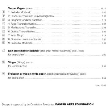 CD Bine Katrine Bryndorf: Works for Choir and Organ