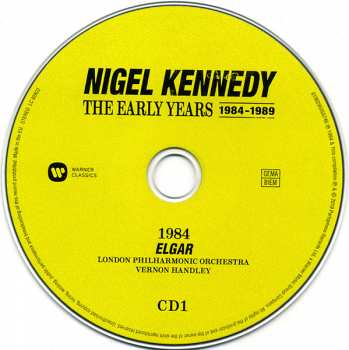 7CD/Box Set Nigel Kennedy: The Early Years 1984-1989