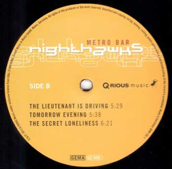 2LP Nighthawks: Metro Bar