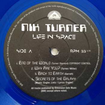 LP Nik Turner: Life In Space CLR | LTD