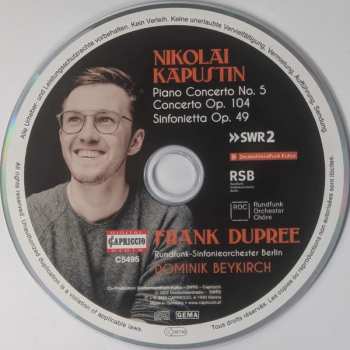 CD Rundfunk-Sinfonieorchester Berlin: Piano Concerto No. 5 / Concerto Op. 104 / Sinfonietta Op. 49