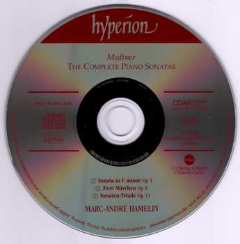 4CD Nikolai Medtner: The Complete Piano Sonatas / Forgotten Melodies I, II