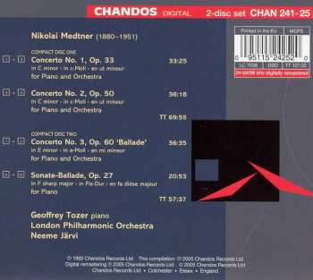 2CD The London Philharmonic Orchestra: The Piano Concertos / Sonate-Ballade