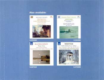 CD Nikolai Medtner: Violin Sonatas Nos. 1 And 2 - 2 Canzonas With Dances