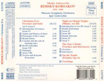 CD Nikolai Rimsky-Korsakov: Christmas Eve • Night On Mount Triglav