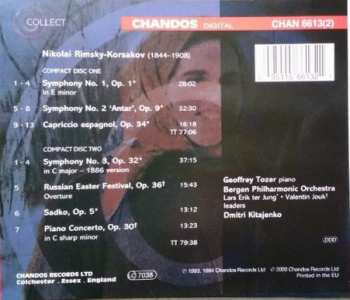 2CD Nikolai Rimsky-Korsakov: Complete Symphonies / Piano Concerto / Capriccio Espagnol / Russian Easter Festival Overture / Sadko