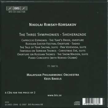 4CD Nikolai Rimsky-Korsakov: Orchestral Works Including Scheherazade