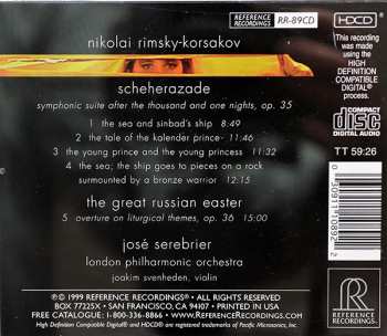 CD The London Philharmonic Orchestra: Scheherazade / Russian Easter Overture