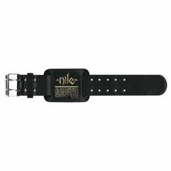Merch Nile: Kožený náramok Logo Nile & Hieroglyphs