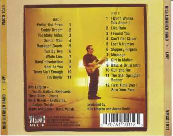 2CD Nils Lofgren Band: Nils Lofgren Band Live