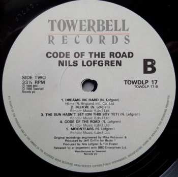 2LP Nils Lofgren: Code Of The Road