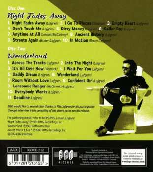 2CD Nils Lofgren: Night Fades Away / Wonderland