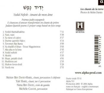 CD Nima Ben David: Yedid Nefesh - Amant De Mon Âme