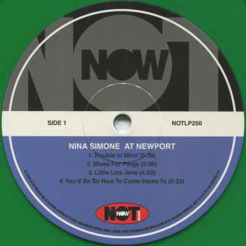 LP Nina Simone: Nina At Newport CLR