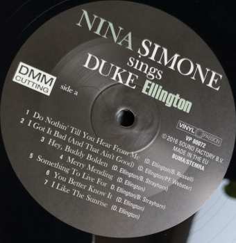 LP Nina Simone: Nina Simone Sings Duke Ellington