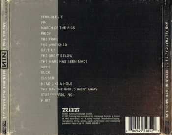 CD Nine Inch Nails: And All That Could Have Been. Live DIGI