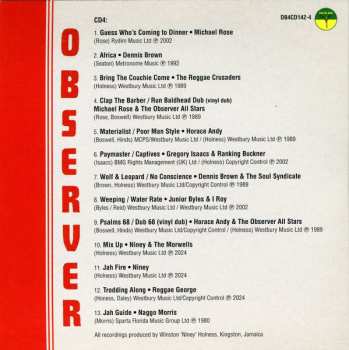 4CD/Box Set Niney The Observer: The Observer Master Mix Collection