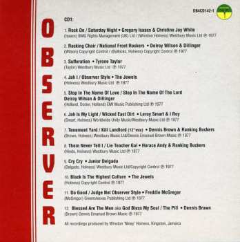4CD/Box Set Niney The Observer: The Observer Master Mix Collection