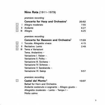 CD Nino Rota: Concertos
