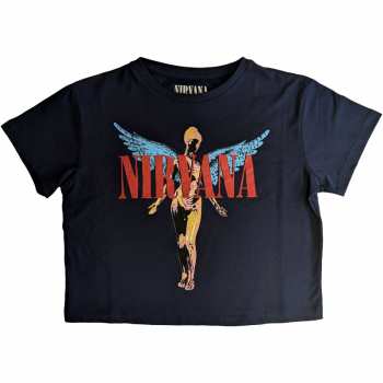Merch Nirvana: Dámske Crop Top Angelic