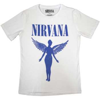 Merch Nirvana: Dámske Tričko Angelic Blue Mono