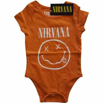 Merch Nirvana: Detské Body White Smiley 
