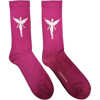 Merch Nirvana: Nirvana Unisex Ankle Socks: In Utero White Angel (uk Size 7 - 11) 42 - 47