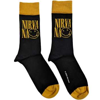 Merch Nirvana: Členkové ponožky Logo Nirvana Stacked