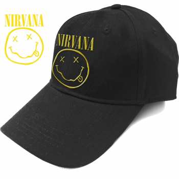 Merch Nirvana: Kšiltovka Logo Nirvana & Smiley