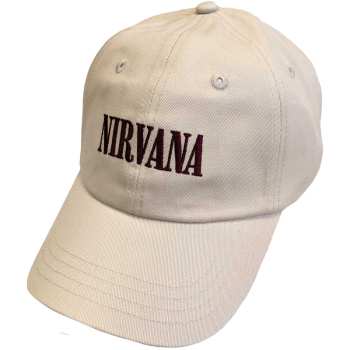 Merch Nirvana: Nirvana Unisex Baseball Cap: Text Logo In Utero