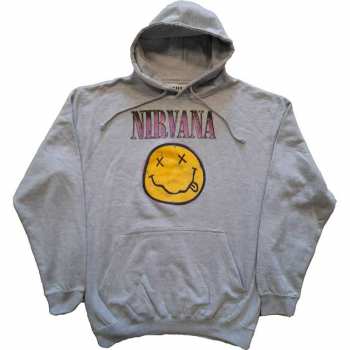 Merch Nirvana: Mikina Xerox Smiley Pink  S