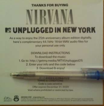 2LP Nirvana: MTV Unplugged In New York