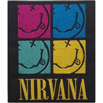 Merch Nirvana: Nášivka Smiley Squares
